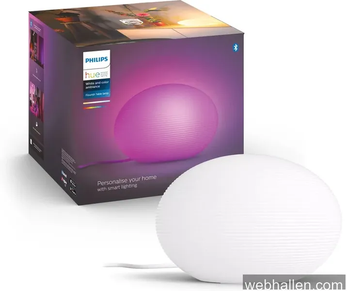 Philips Hue Hue White and Color Ambiance Flourish bordslampa 9,5W / 230V / Vit