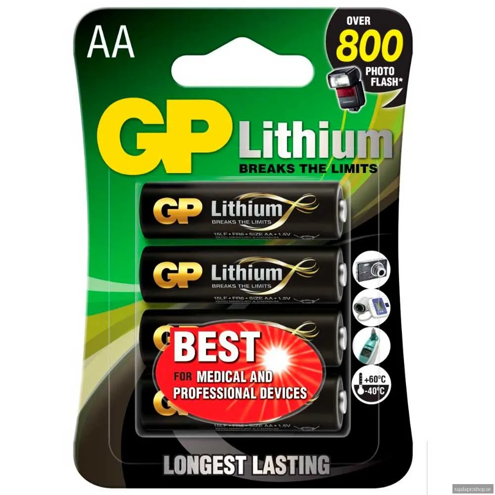 GP 15LF-2U4 1.5V Lithium