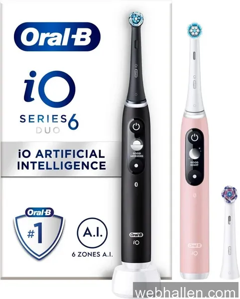 Oral-B iO6 Duo Pack Black Lava / Pink Sand