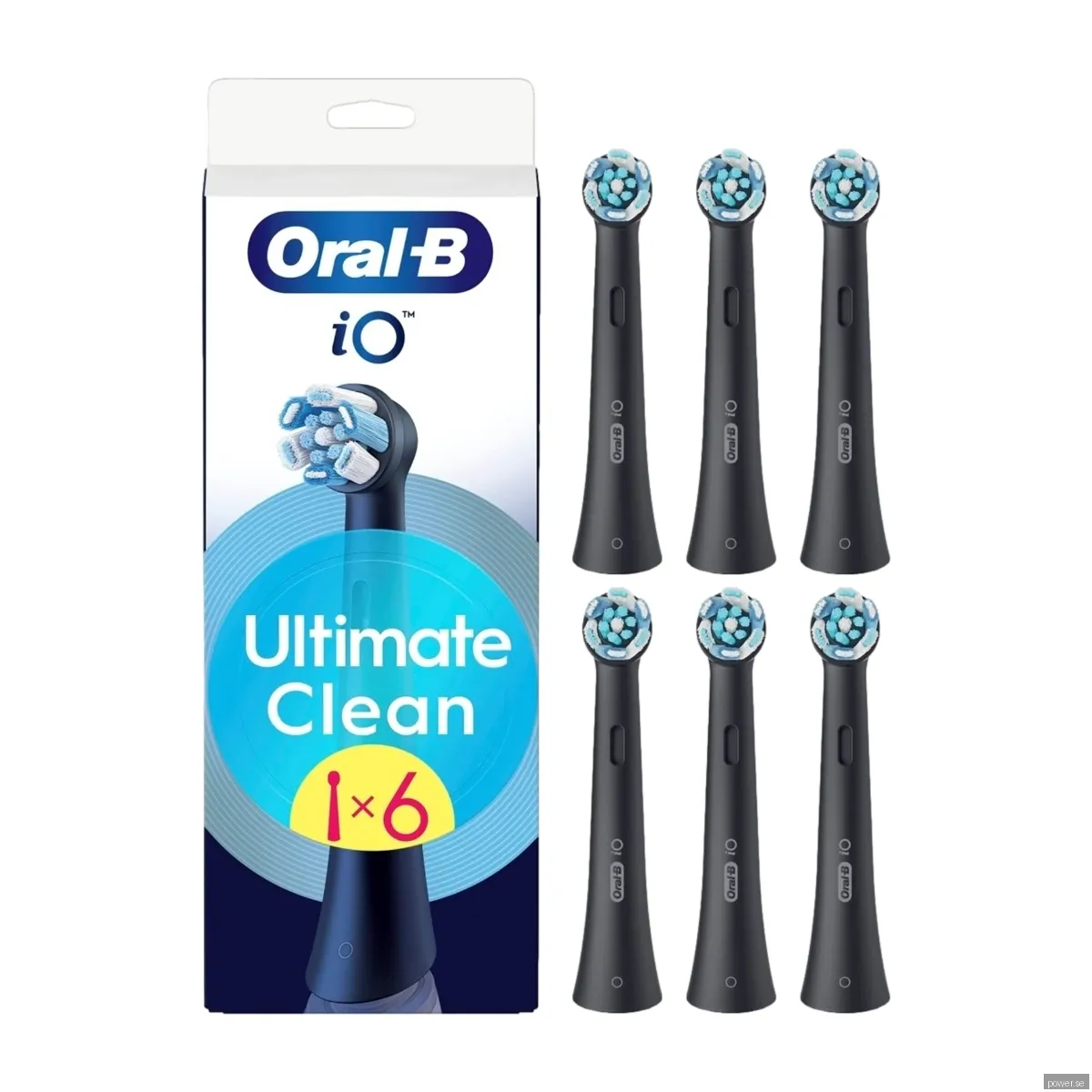 Oral-B Borsthuvuden iO Ultimate Clean Black - 6 pcs