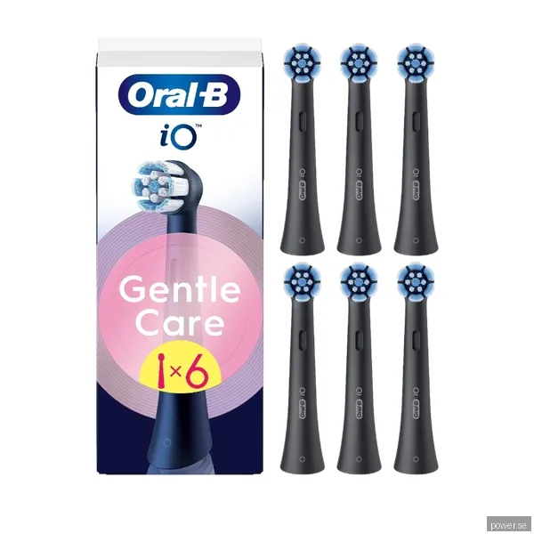 Oral-B Borsthuvuden Gentle Care Black - 6 pcs