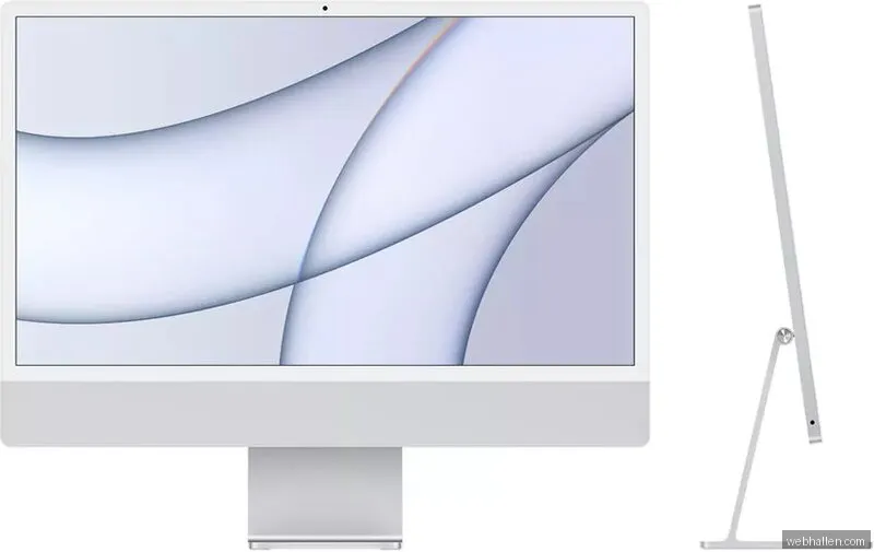 Apple iMac 24" (2021) 256 GB MGPC3KS/A, silver stationär dator
