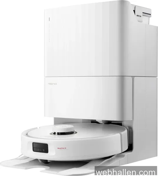 Roborock Qrevo MaxV Robotdammsugare (vit) -B-Grade