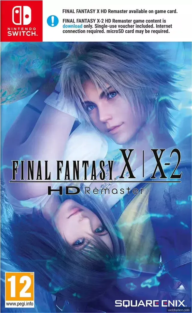 FINAL FANTASY X/X-2 HD REMASTER - Code in Box (NSW)