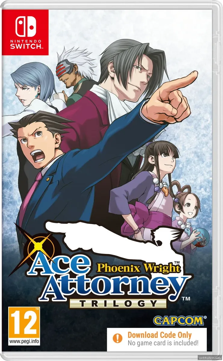 Phoenix Wright - Ace Attorney Trilogy (NSW) - Code in Box