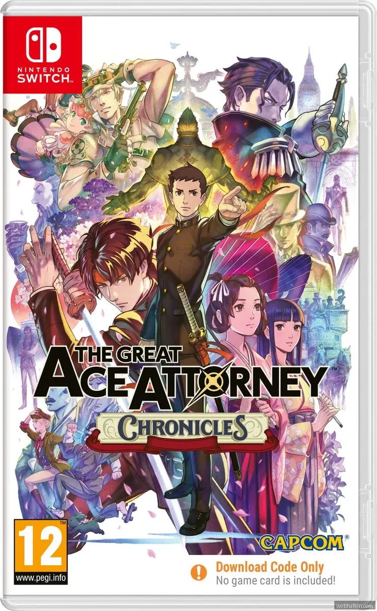 The Great Ace Attorney Chronicles (Switch) - Code in Box
