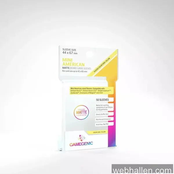 Gamegenic Matte Mini American Sleeves 44x67 mm (50 st)