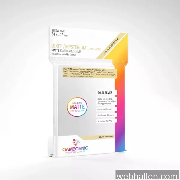 Gamegenic Matte Dixit Sleeves 81x122 mm (90 st)
