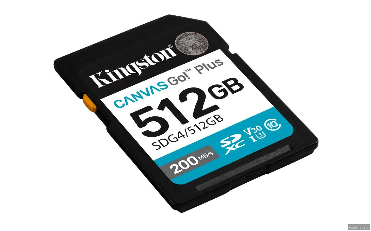 Kingston Canvas Go! Plus SD - 200MB/s - 512GB