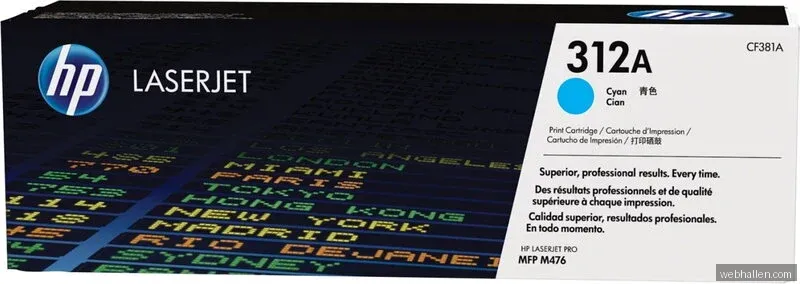 HP Toner - 312A - Cyan