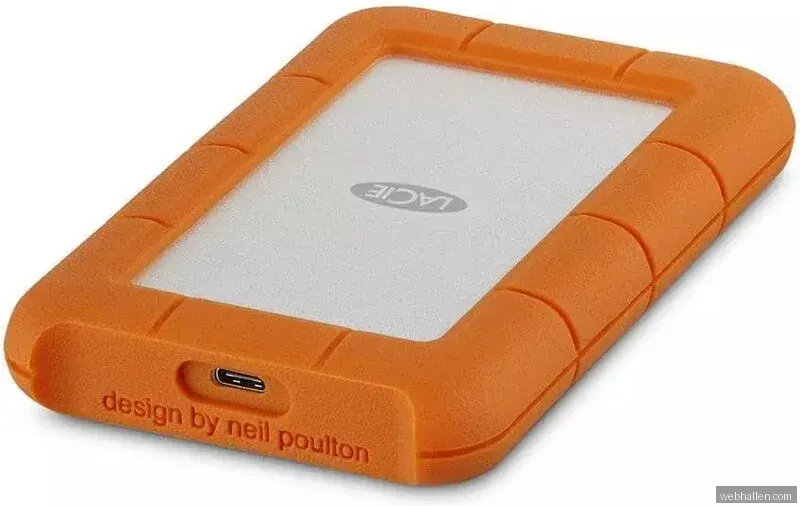 LaCie Rugged USB-C 2 TB portabel hårddisk