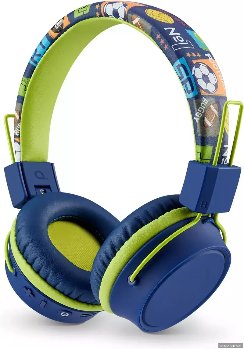 Andersson BHO 1.1 Kids trådlösa hörlurar, Over-Ear (sporty blue)