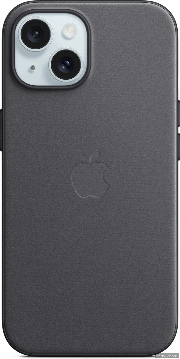 Apple FineWoven med MagSafe till iPhone 15 - Svart