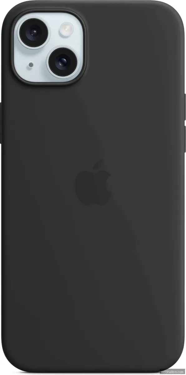 Apple iPhone 15 Plus Silicone Case with MagSafe - Black