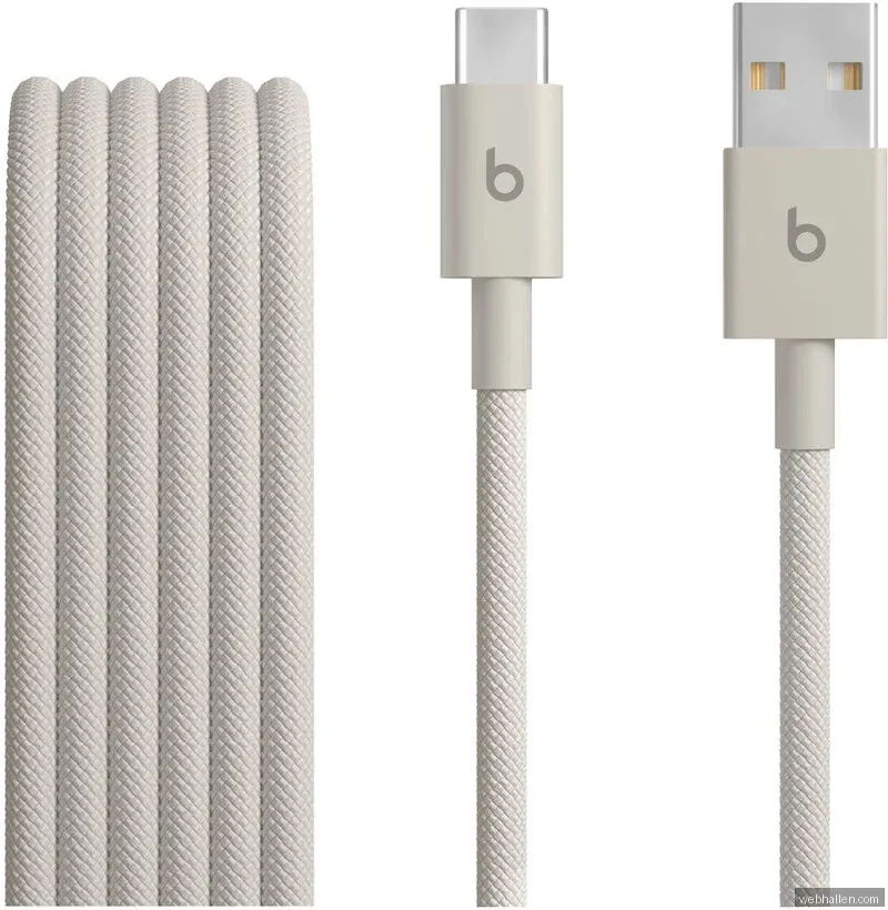 Beats Vävd USB-A till USB-C kabel (1.5 m) - Sandstorm
