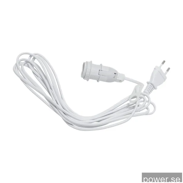 Star Trading 293 E14 Basic Sladdställ 3,5M, vit