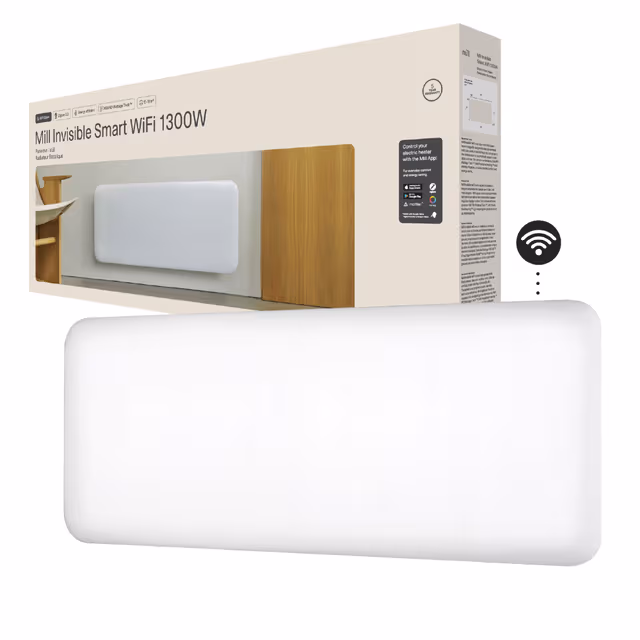 Mill Invisible Smart Wi-Fi Gen4 panelelement PA1300WIFI4 (vit)