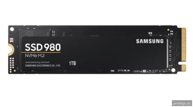 1 TB Samsung 980 NVMe PCIe 3.0 SSD, MLC, M.2