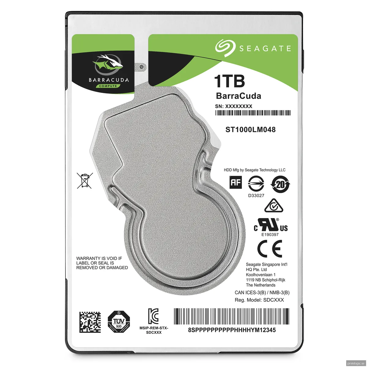Seagate BarraCuda Laptop 1TB 5400rpm 128MB