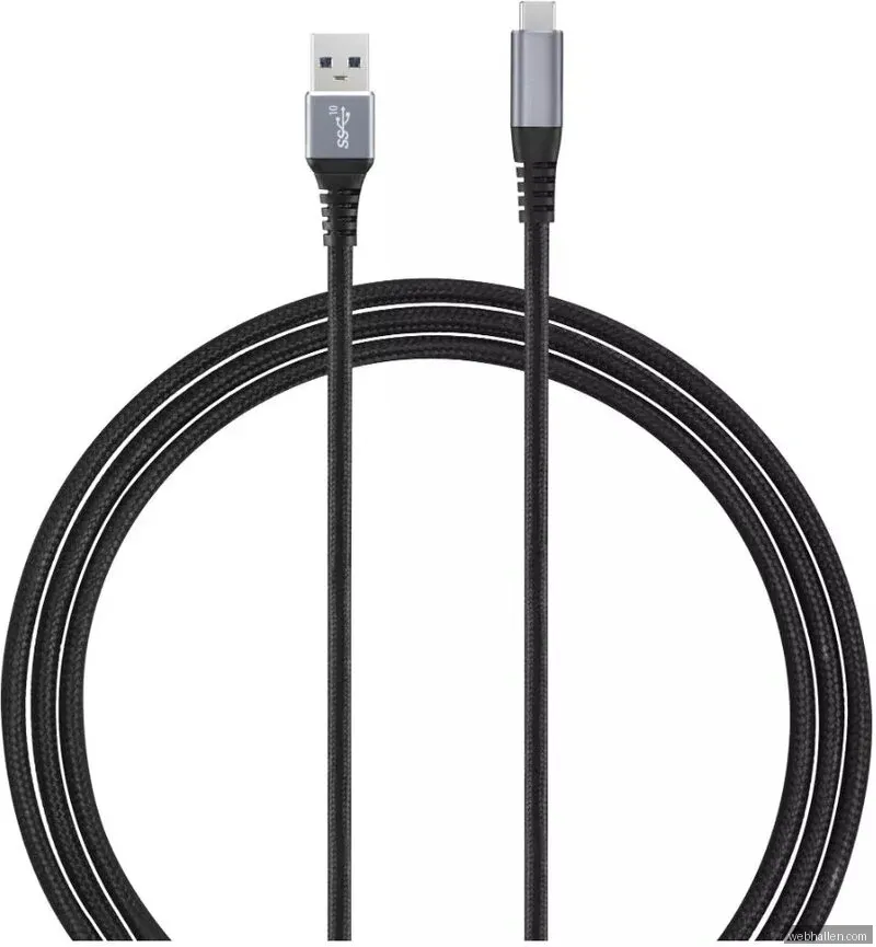 Andersson USB-C till USB-A kabel 1,5m (svart)
