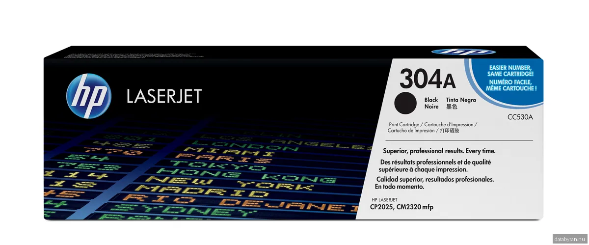 HP toner 304A Svart