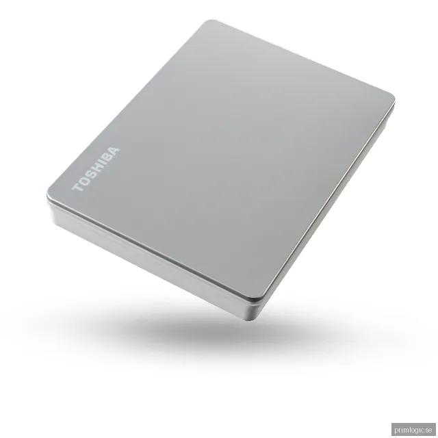 1 TB Toshiba Canvio Flex, 2.5", USB-C inkl. USB 3.0 adapter - Silver