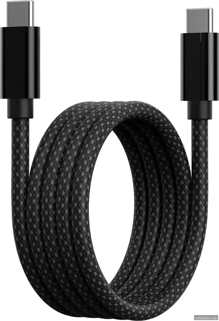 Andersson USB-C - USB-C 5A 100W Magnetic / 1,5m - Svart