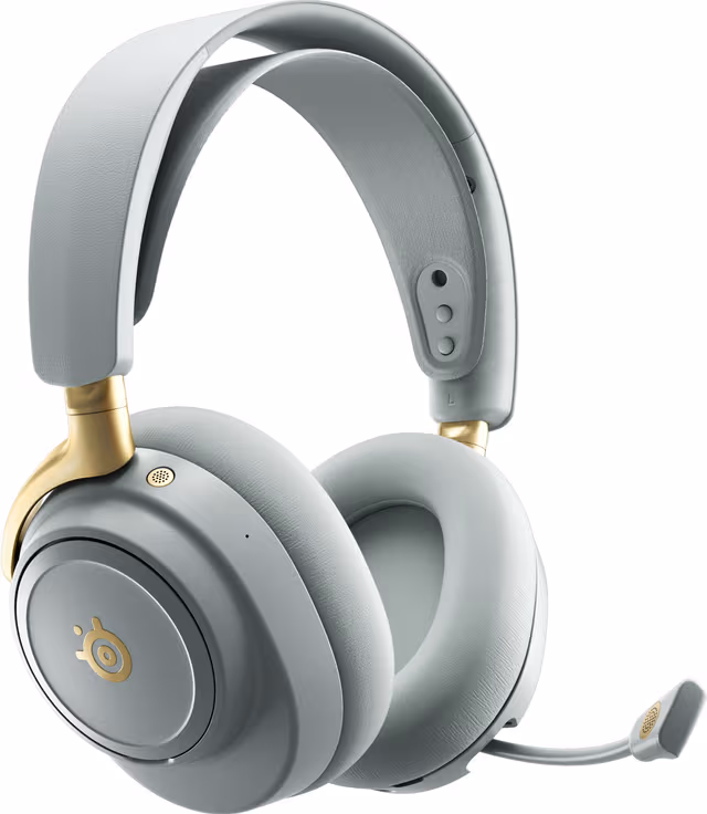 SteelSeries Arctis Nova Elite Sage Gold - High-end Gaming Headset - Vit