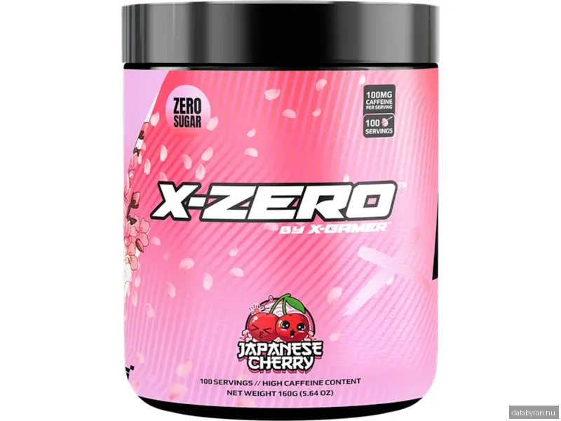X-Gamer X-Zero Japanese Cherry - 100 Serveringar