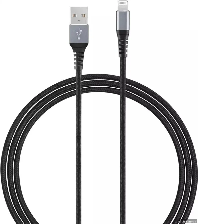 Andersson USB-A till Lightning kabel 3m (svart)