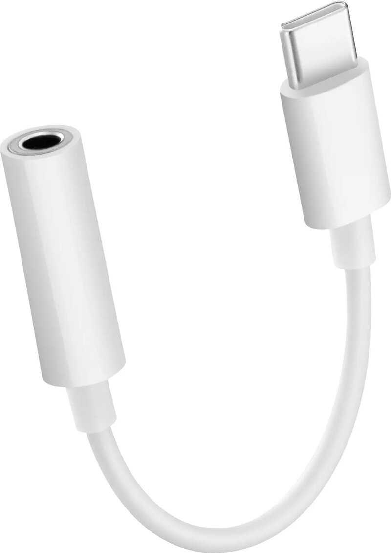 Andersson USB-C - 3,5mm Audio Adapter White