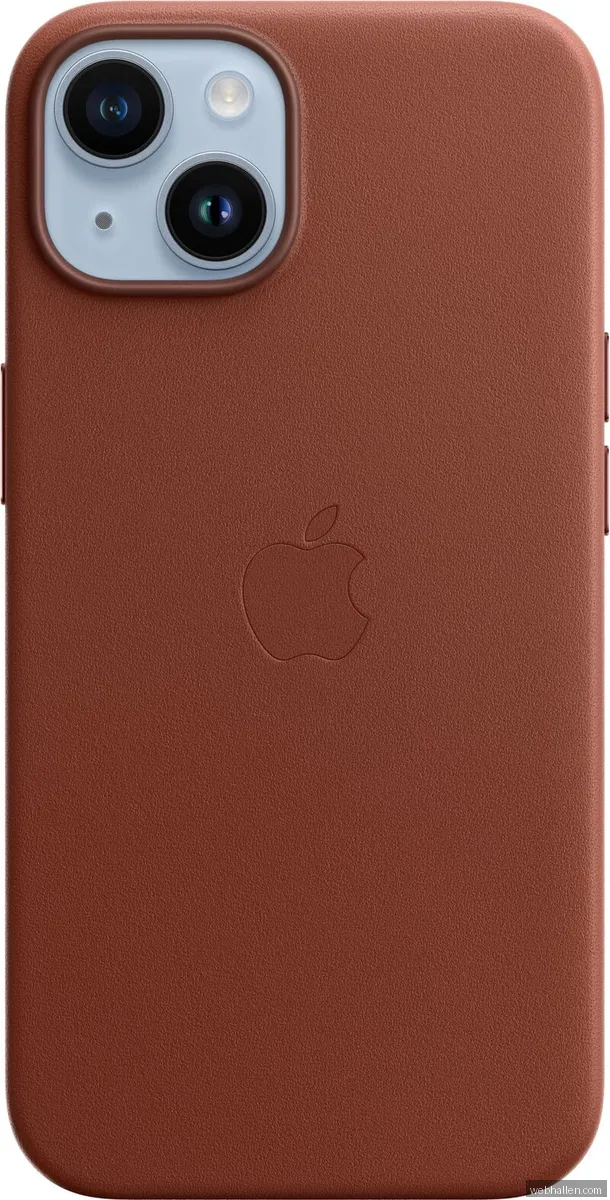 Apple iPhone 14 Leather Case with MagSafe - Umber