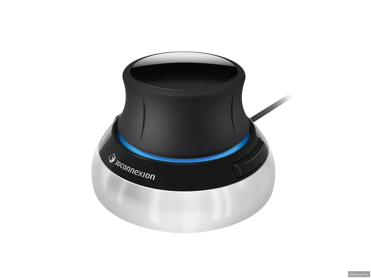 3Dconnexion SpaceMouse Compact - 3D-mus - 2 knappar - Svart