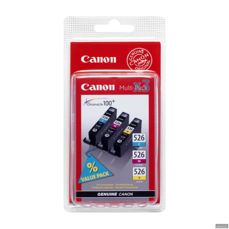 Canon CLI-526 / 4541B006 C/M/Y Multi Pac