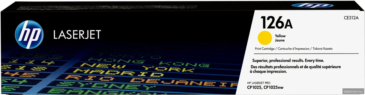 HP 126A (CE312A), gul toner