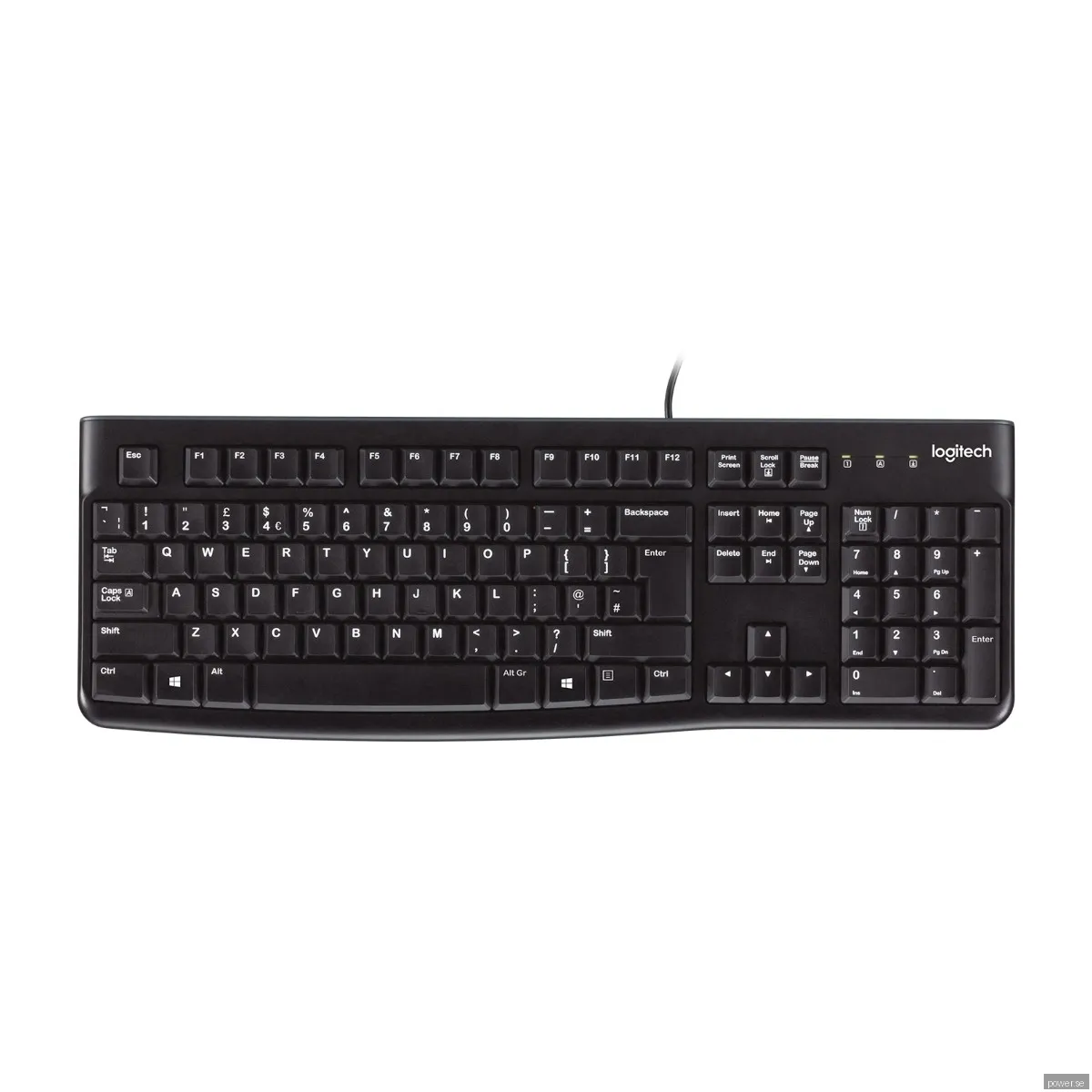 Logitech K120 tangentbord USB Qwerty Nordic, svart