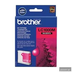 Brother bläckpatron LC1000M Magenta