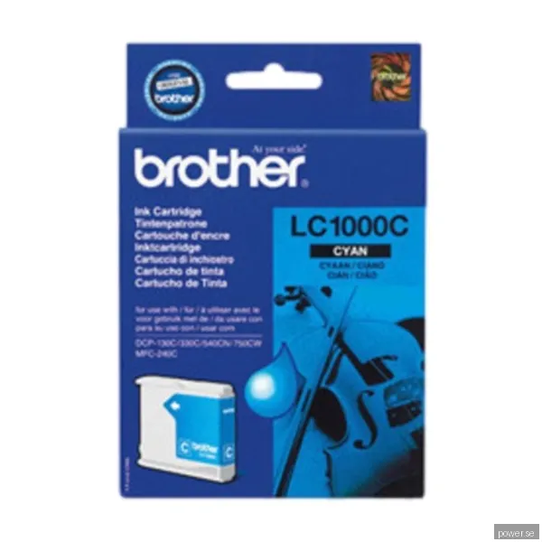 Brother bläckpatron LC1000C Cyan