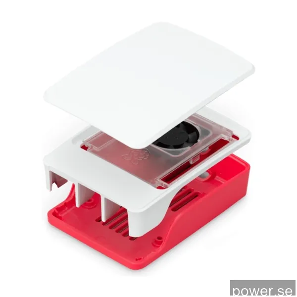 Raspberry Pi Foundation Raspberry Pi 5 Case Red/White with fan