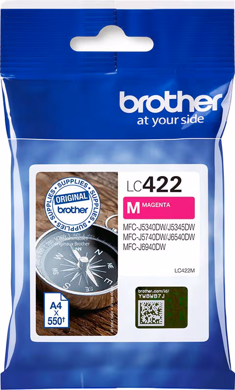 Brother LC422M / LC-422M Magenta Ink