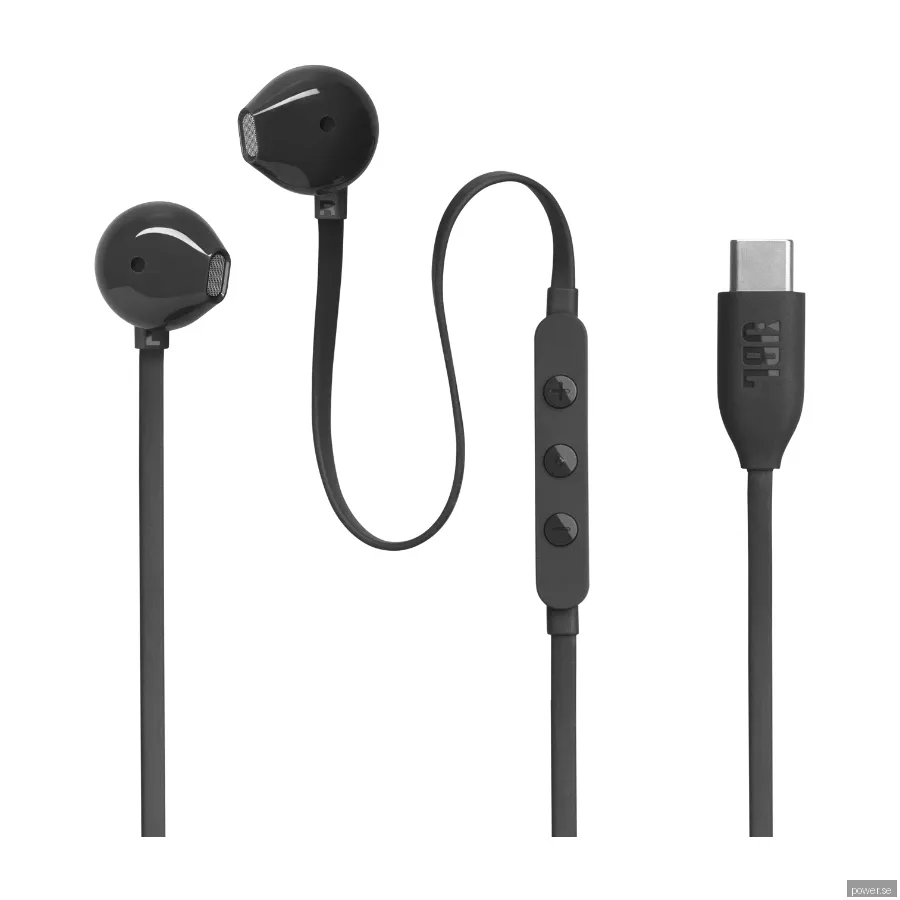 JBL Tune 305 USB-C In-Ear hörlurar, svart