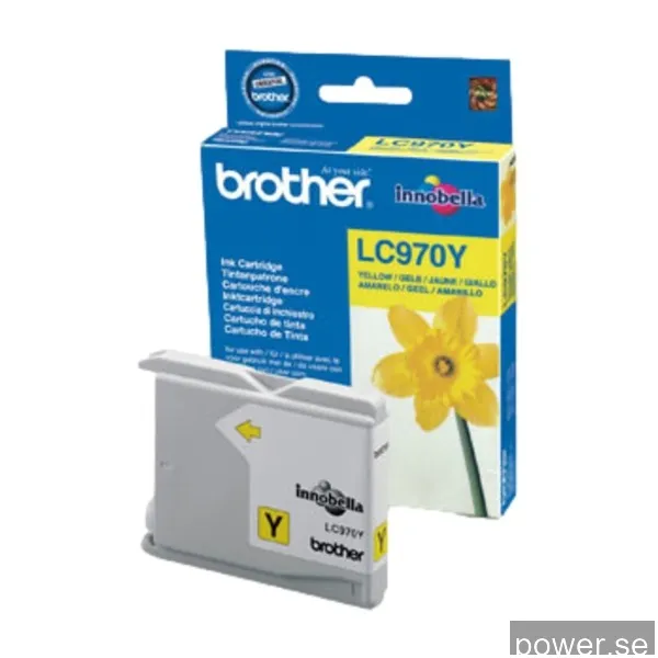 Brother LC970Y Yellow - Bläckpatron Yellow