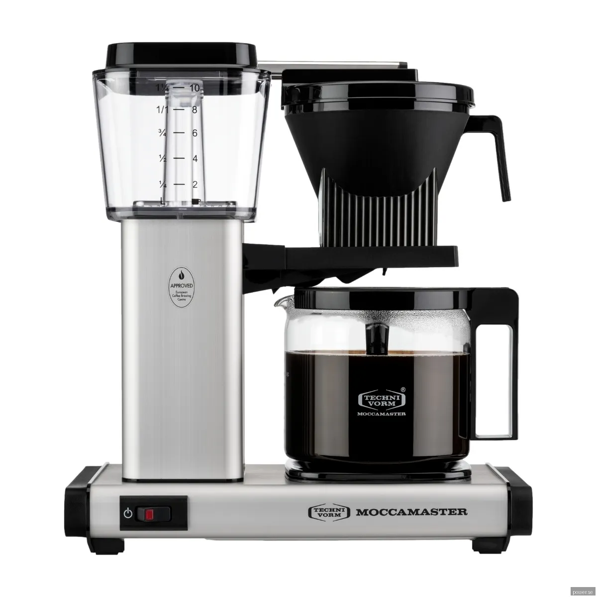 Moccamaster One Switch kaffebryggare 53750 (matt silver)