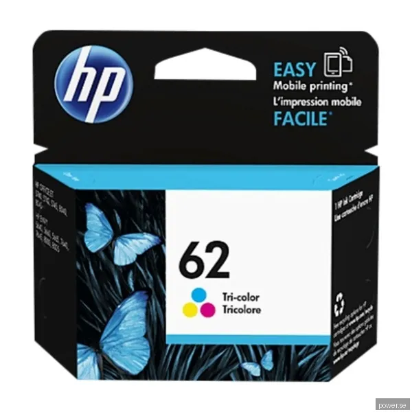 HP Bläckpatroner 62 Cyan Magenta Gul