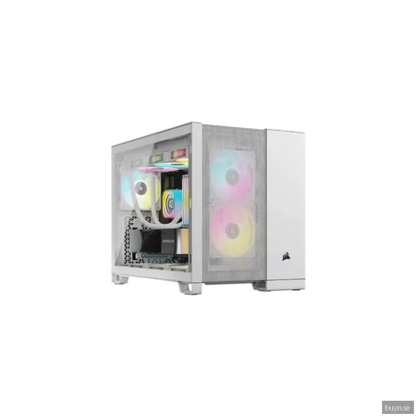 Corsair 2500D Airflow - Dual Chamber - Chassi - Minitower - Vit