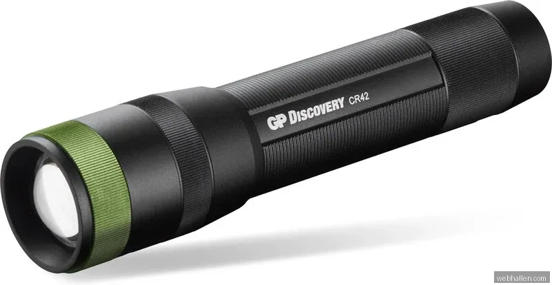 GP Discovery flashlight, CR42, 1000 lumen, svart