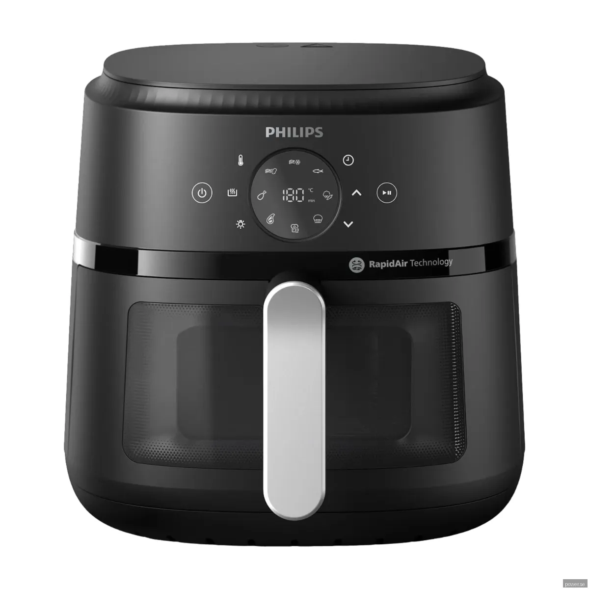 Philips 2000 Series NA231 - hot air fryer - black / silver