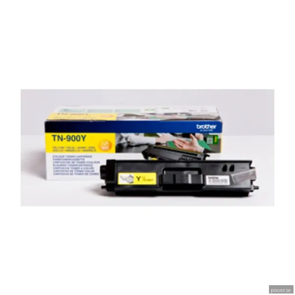 Brother TN-900Y tonerkassett 1 Styck Original, gul