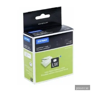 Dymo LW - Stora Returadressetiketter - 36 X 89 mm - s0722520