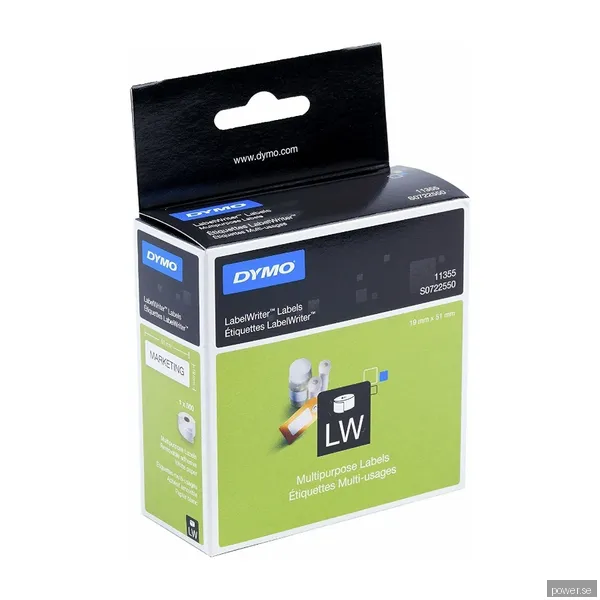 Dymo LW - Universaletiketter - 19 X 51 mm - s0722550